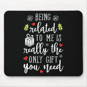 Mousepad Estar Relacionado A Mim Família De Natal Engraçada