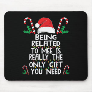 Mousepad Estar Relacionado A Mim Família Pajama Natal Xmas