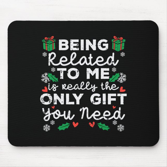 Mousepad Estar Relacionado A Mim Só Presente Que Você Preci (Frente)
