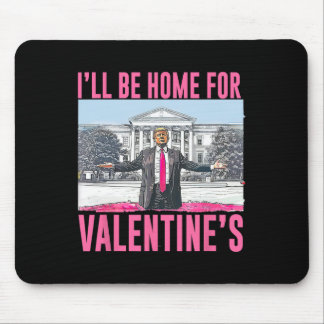 Mousepad Estarei em Casa no Dia dos Namorados Coração Engra