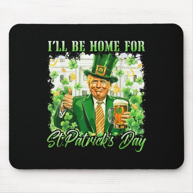 Mousepad Estarei Em Casa Para Ruas. (Frente)