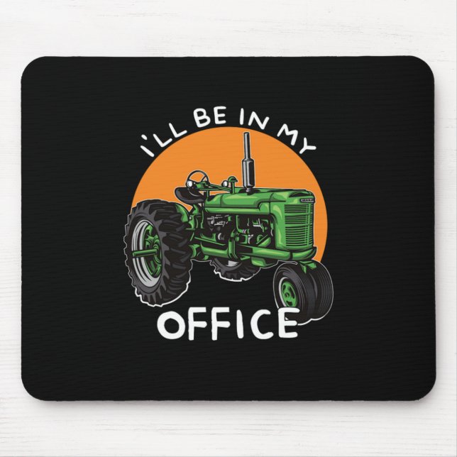 Mousepad Estarei No Meu Escritório, Dando Presente Para Agr (Frente)