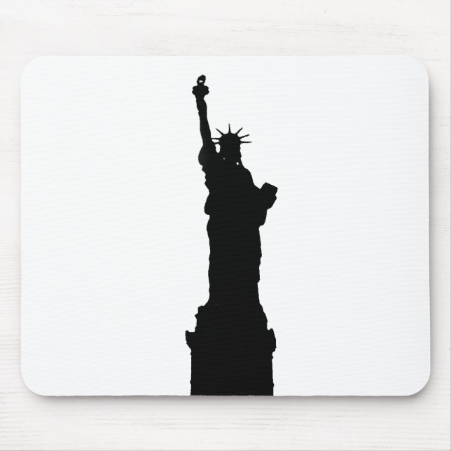 Mousepad Estátua da Liberdade Silhouette (Frente)