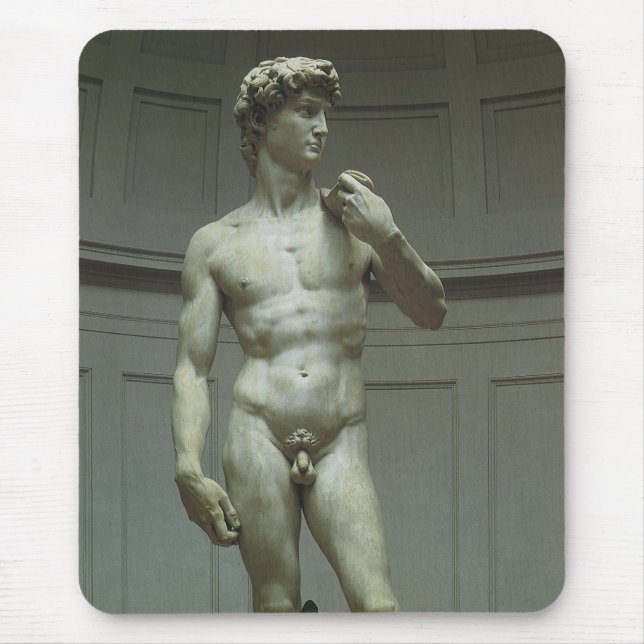 Mousepad Estátua de Michelangelo de David (Frente)