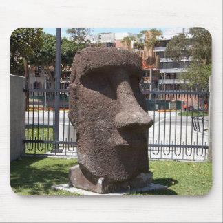 Mousepad Estátua de Moai no museu da história natural do La