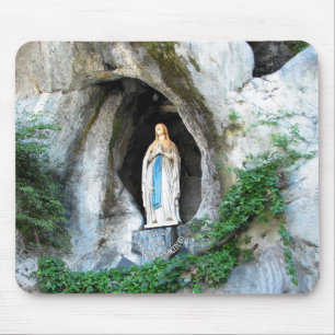 Mousepad Estátua de nossa senhora de Lourdes, Lourdes,