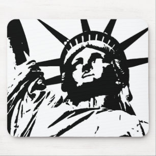 Mousepad Estátua de pop Art da Liberdade