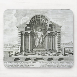 Mousepad Estátua do olímpico Zeus, feita por Phidias no