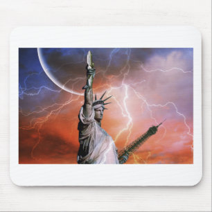 Mousepad Estátua do Relâmpago da Liberdade.