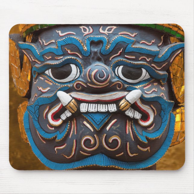 Mousepad Estátua facial no Grande Palácio (Frente)