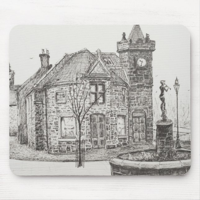 Mousepad Estátua Kirriemuir Scotland 2007 de Peter Pan (Frente)