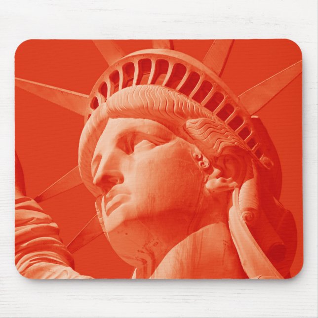 Mousepad Estátua Vermelha da Liberdade (Frente)
