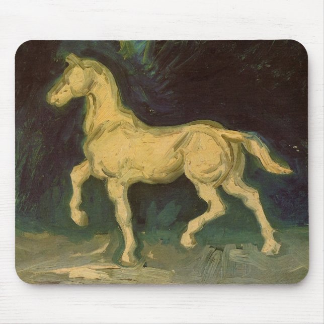 Mousepad Estatueta de um Cavalo por Vincent van Gogh (Frente)