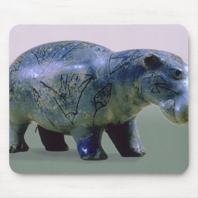Mousepad Estatueta de um hippopotamus (Frente)