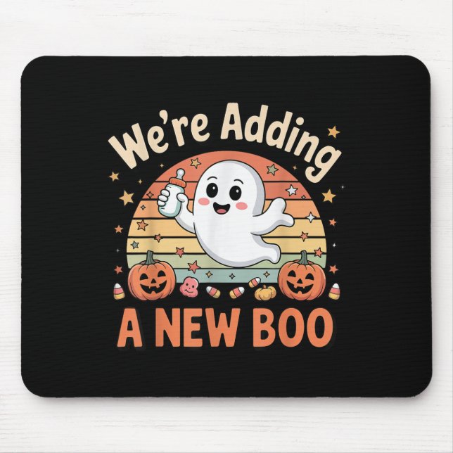 Mousepad Estávamos A Adicionar Um Novo Fantasma Ghost Hallo (Frente)