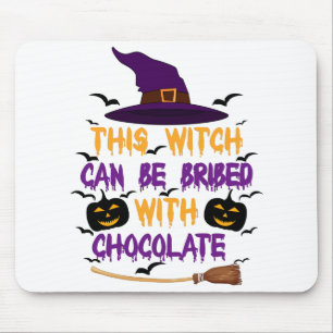 Mousepad Este Bruxa Pode Ser Subornada Com Chocolate Hallow
