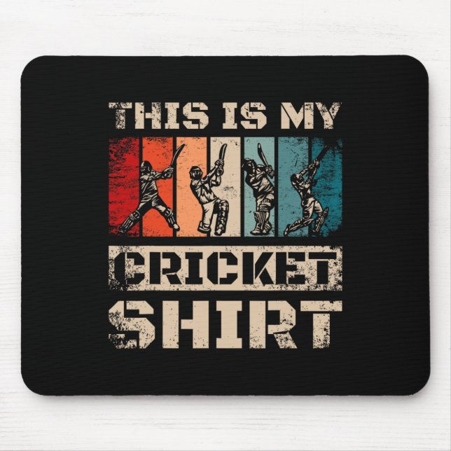 Mousepad Este É Meu Críquete  (Frente)