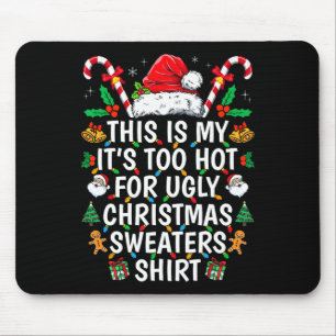 Mousepad Este É Meu Muito Quente Para Suéteres De Natal Fei