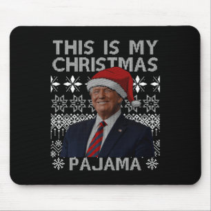 Mousepad Este É Meu Natal Pajama Engraçado Xmas Corresponde