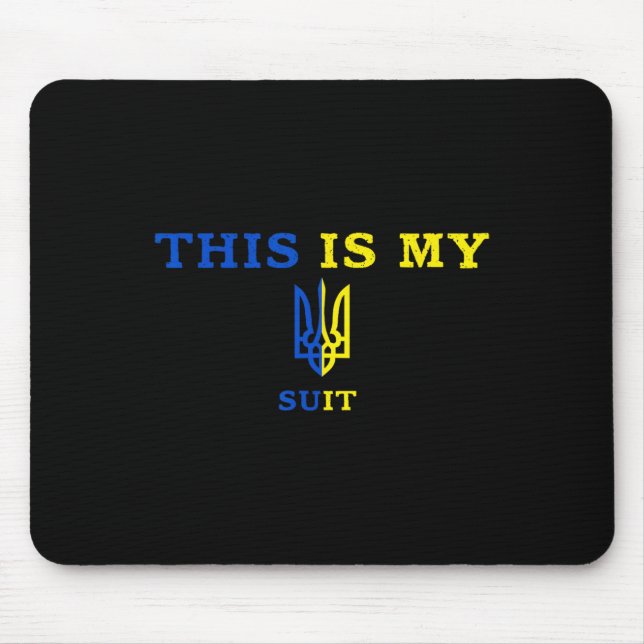 Mousepad Este É Meu Terno, Não Estou Jogando Cartas, Engraç (Frente)