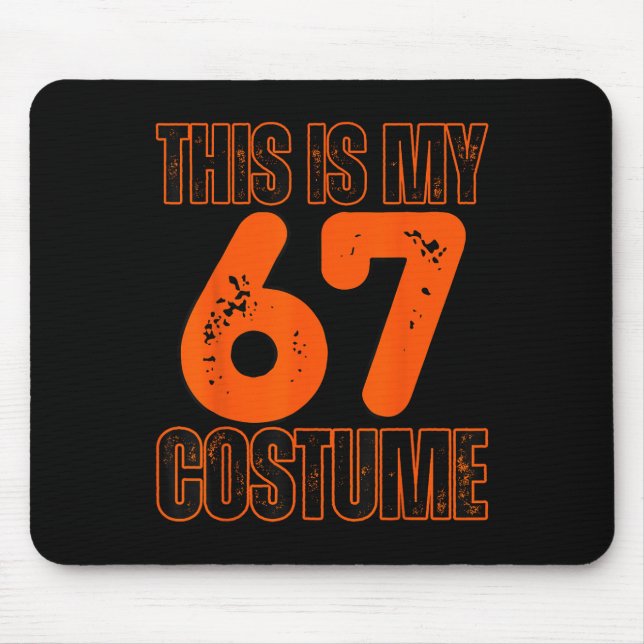 Mousepad Este É Meu Traje 67 Piada Engraçada Para Meninos e (Frente)