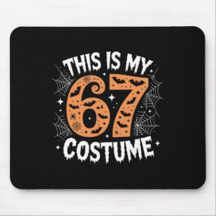 Mousepad Este É o Meu 67 Traje Preguiçoso Brainrot Meme 67