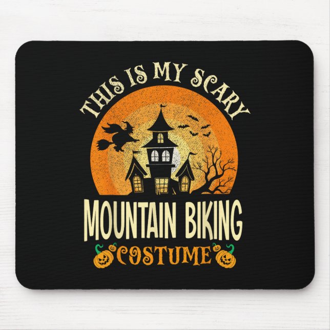 Mousepad Este É O Meu Assustador Halloween De Bife De Monta (Frente)