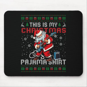 Mousepad Este É O Meu Natal, Violão De Pajama.
