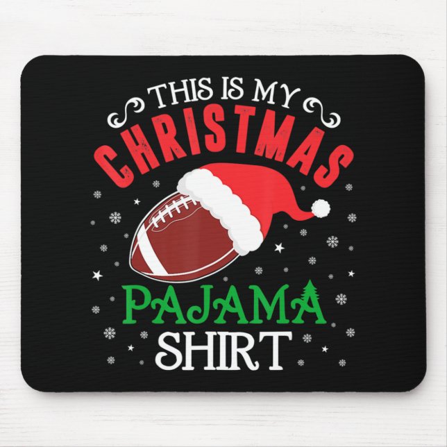 Mousepad Este É O Meu Papai noel De Natal Do Pajama (Frente)