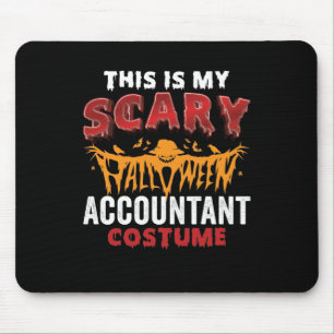 Mousepad Este É O Meu Traje De Contador De Almoço Assustado