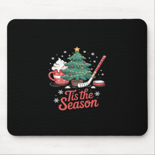Mousepad Este É O Natal Da Árvore De Hockey Da Estação
