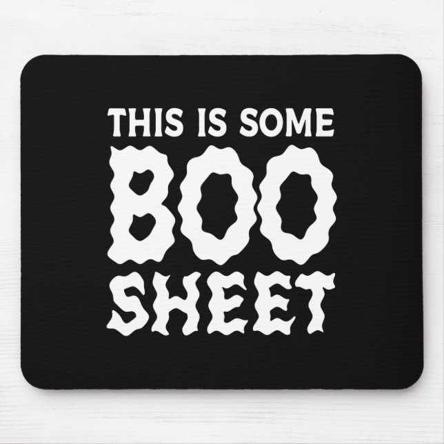 Mousepad Este É Um Bolinho De Halloween Ghost Engraçado. (Frente)