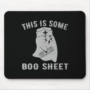 Mousepad Este é um Dia de as Bruxas engraçado de fantasma d