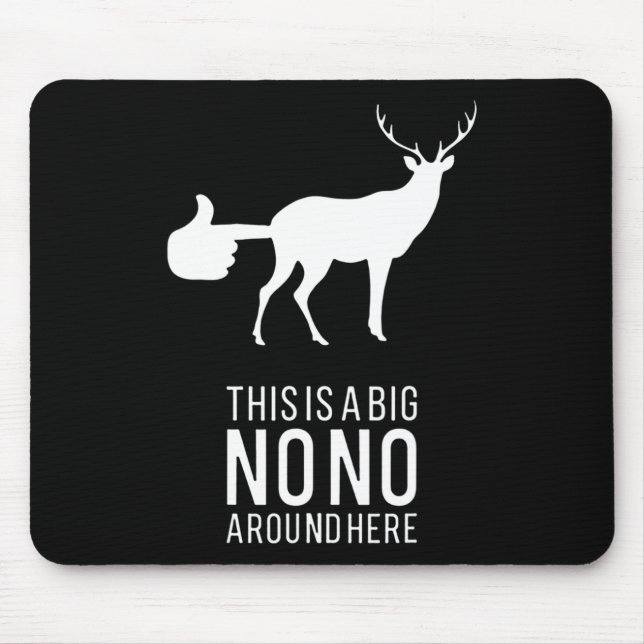 Mousepad Este É Um Grande Nono Por Aqui Engraçado Bumbum De (Frente)