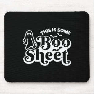 Mousepad Este é um lençol de Halloween Ghost Engraçado para