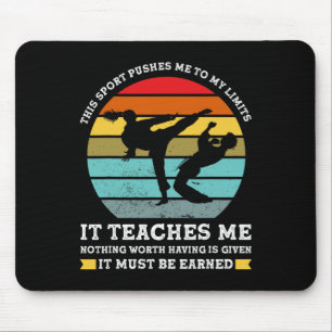 Mousepad Este Esporte Me Empurra Aos Meus Limites Que Ensin