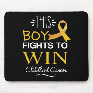 Mousepad Este menino luta para ganhar a consciência do canc