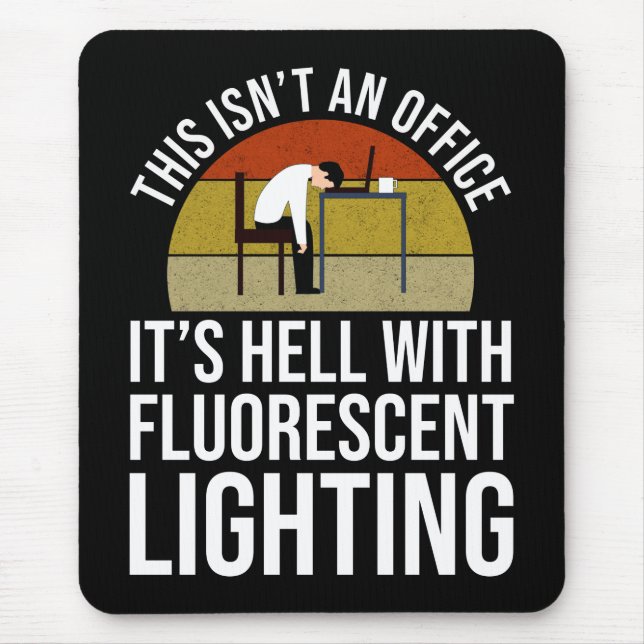 Mousepad Este não é um escritório - é o inferno (Frente)