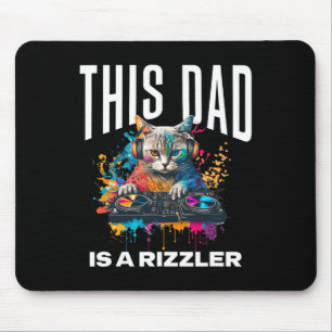 Mousepad Este Pai Tem Rizz Cool Dj Cat Rizzler Pai Dia dos 