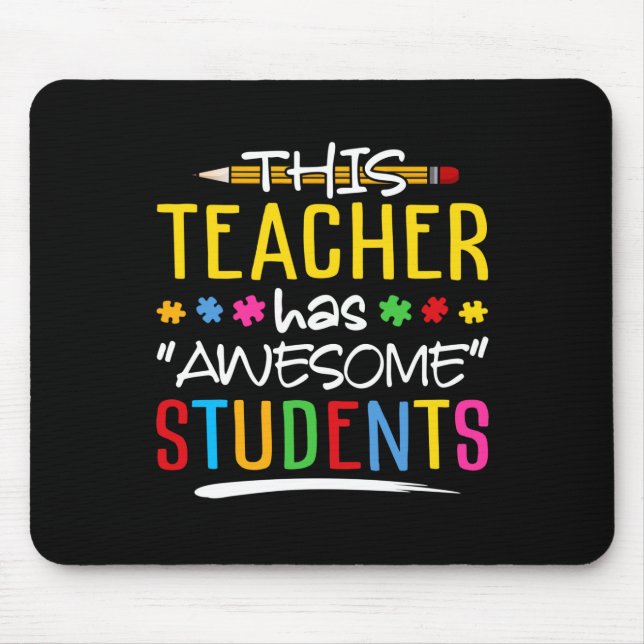 Mousepad Este Professor Tem Estudantes Incríveis (Frente)