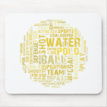 Esteira do rato da nuvem da palavra do pólo