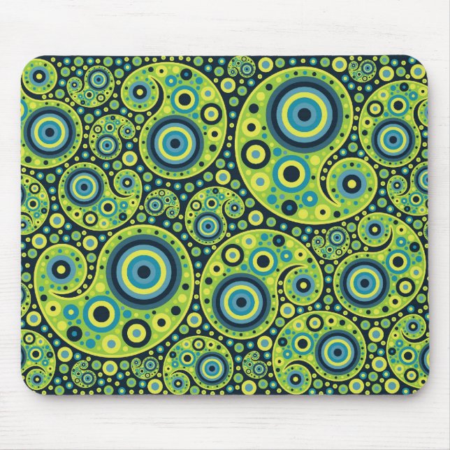 Mousepad Esteira do rato da paixão de Paisley (Frente)