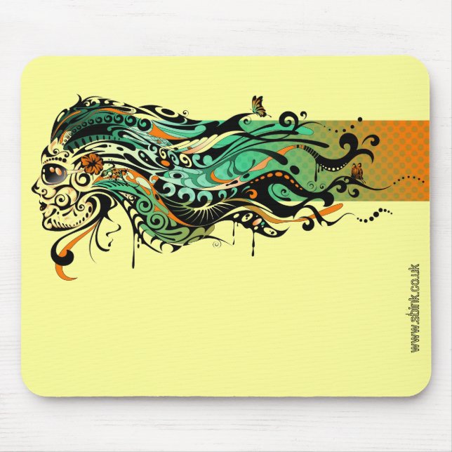 Mousepad Esteira do rato de Ghecko (Frente)