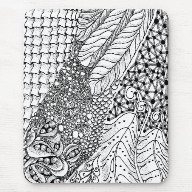 Mousepad Esteira do rato de ZenDoodle (Frente)