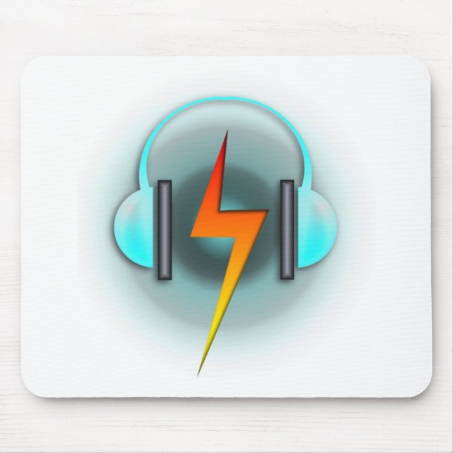 Mousepad esteira do rato do auscultadores (Frente)