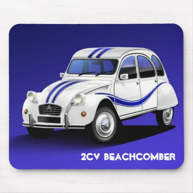 Mousepad Esteira do rato do Beachcomber de Citroen 2CV (Frente)