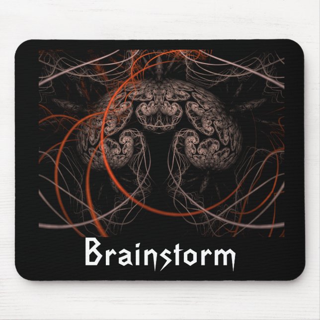 Mousepad Esteira do rato do Brainstorm (Frente)