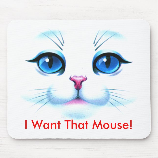 Mousepad Esteira do rato do gato (Frente)
