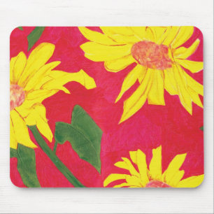 Mousepad Esteira do rato do girassol