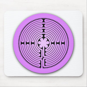 Mousepad Esteira do rato do labirinto de Chartres